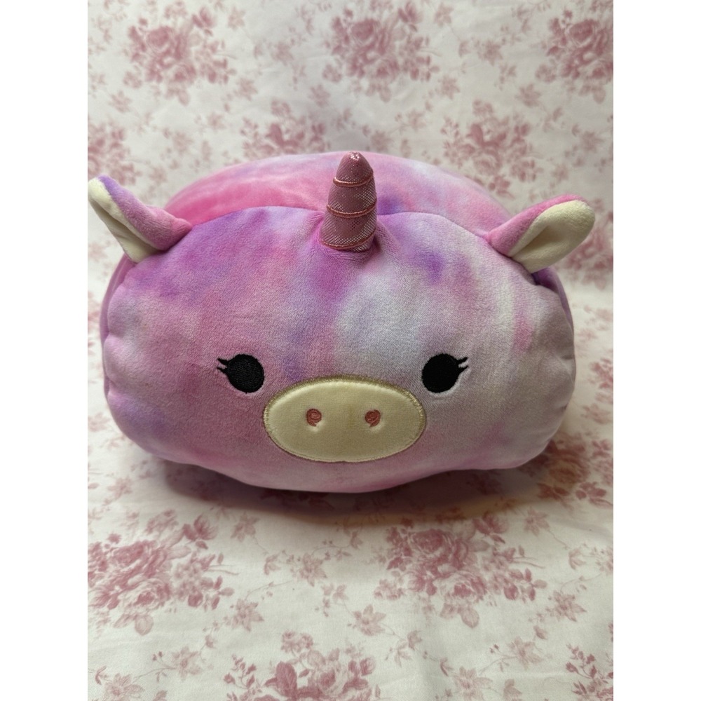 Squishmallows Lola the Unicorn Stackable Plush Pink Purple Tie Dye 9"
